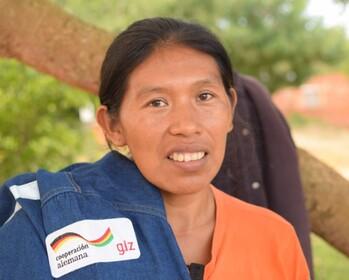 Primer plano de Ignacia Supepí Cuasase. © GIZ