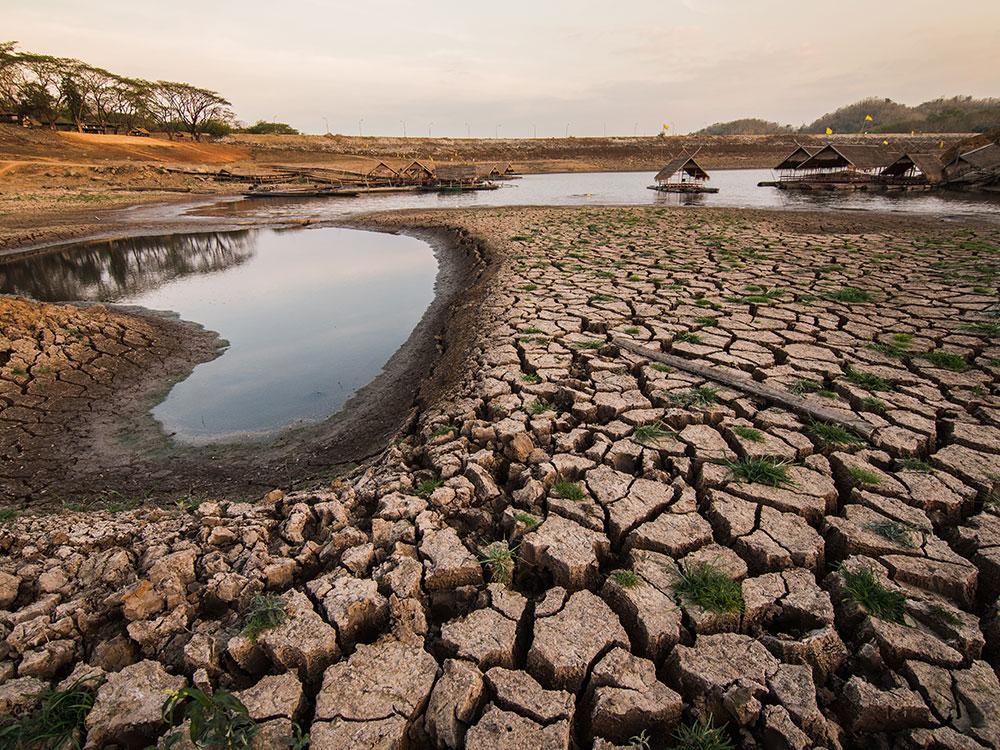 Drying waterhole