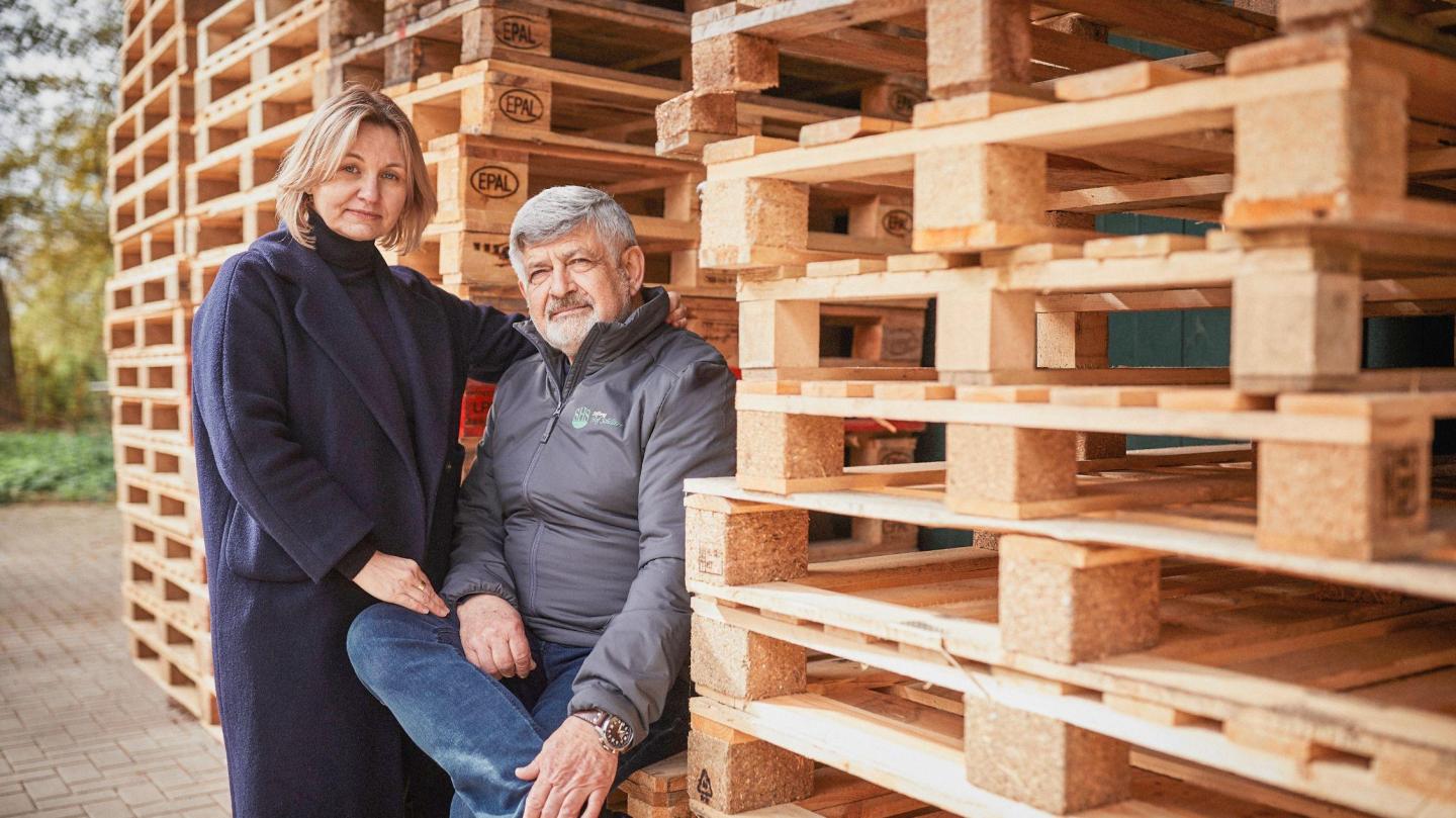 Tetyana Burkivska and Mykola Dashkevych