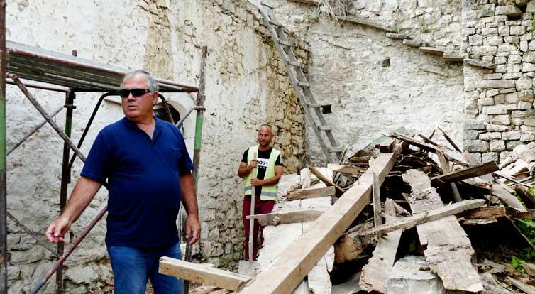Berat’s castle is the next site waiting to be transformed by Master Fani and his craft workers.