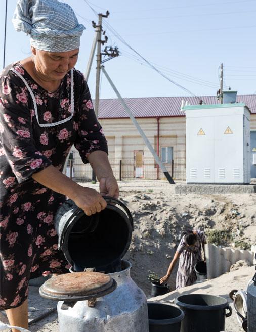 Gerechte Verteilung von Wasser ist die Basis für ein friedliches Zusammenleben.