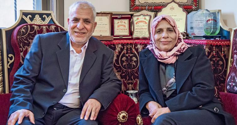 Equality in action – Fawaz Al Khattab supports his wife Aida's career.