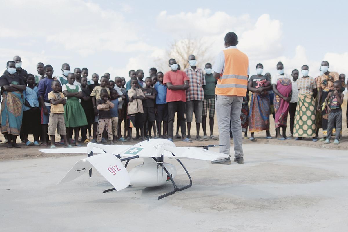 Medicine transport by drone improves care for people in rural Malawi.