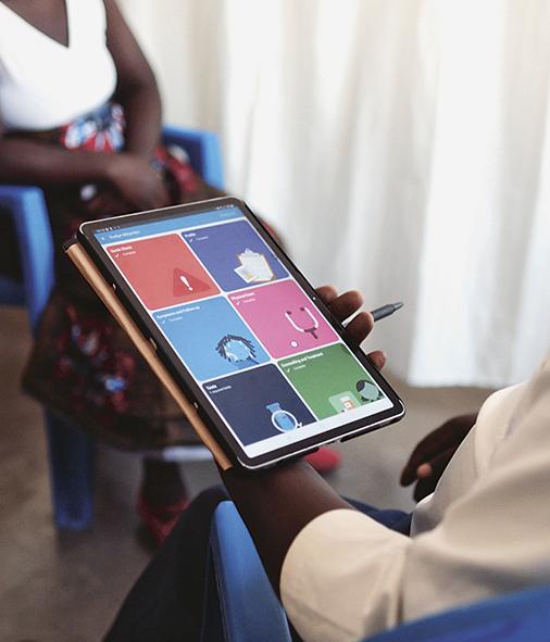 New technologies: tablets with the emmunize app and connection to the e-patient register