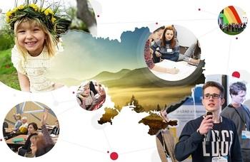 Collage aus Projektaktionen mit Kindern und Jugendlichen. Copyright: GIZ