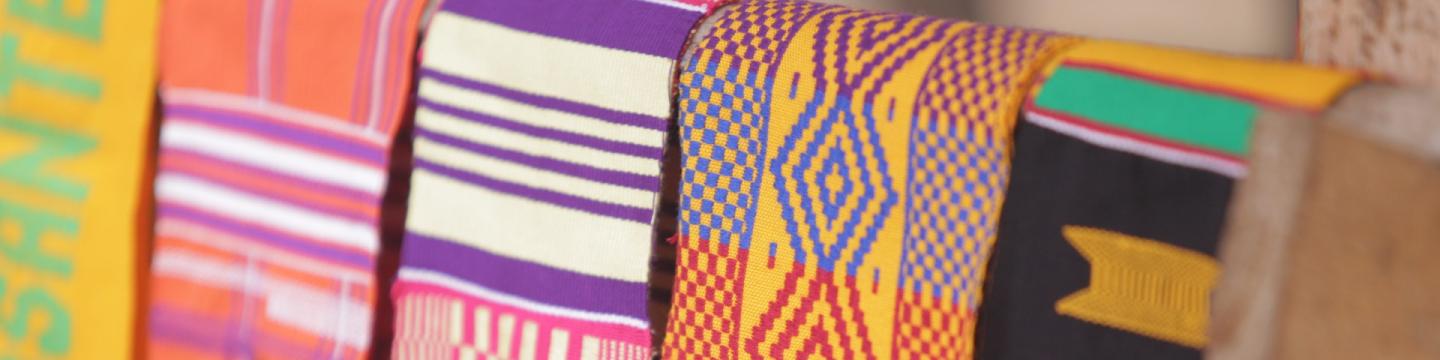 Traditionelle afrikanische Stoffe.