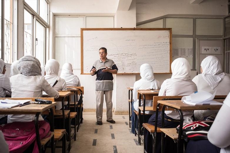 Dual Education System, students spend part of their time in classrooms and part of their time in special training. Copyright: GIZ