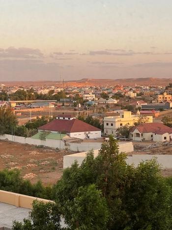 Blick auf Garoowe, die Hauptstadt von Puntland. Copyright: GIZ / Isabelle Datz