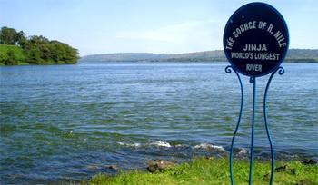 A section of River Nile taken in Jinja, Uganda