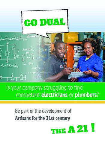 Südafrika. Werbung für das Pilotprojekt zur dualen Ausbildung © GIZ