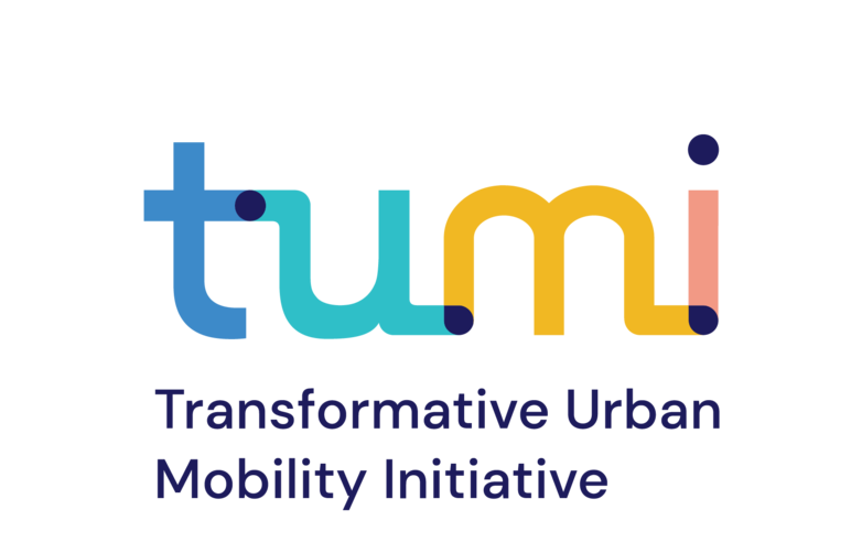 Curved-edge logo of the Transformative Urban Mobility Initiative (TUMI).