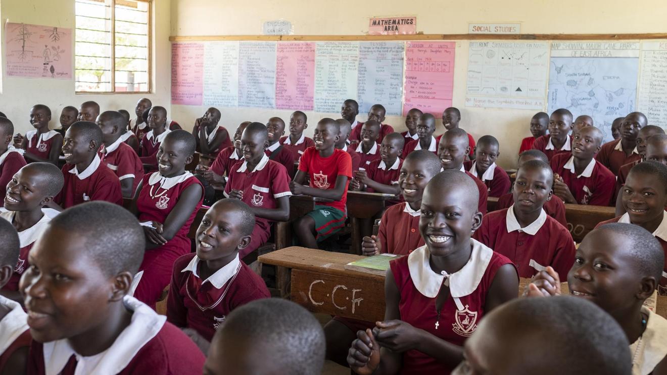 Classroom in Uganda