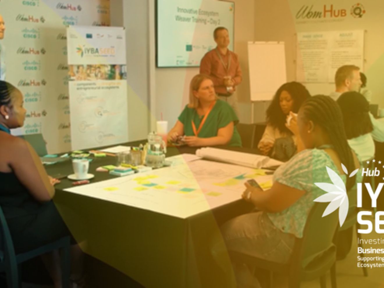 People sitting at a table