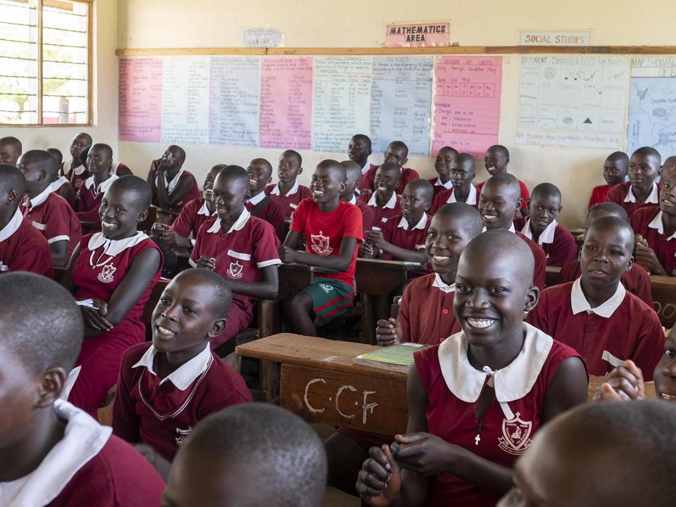 Classroom in Uganda