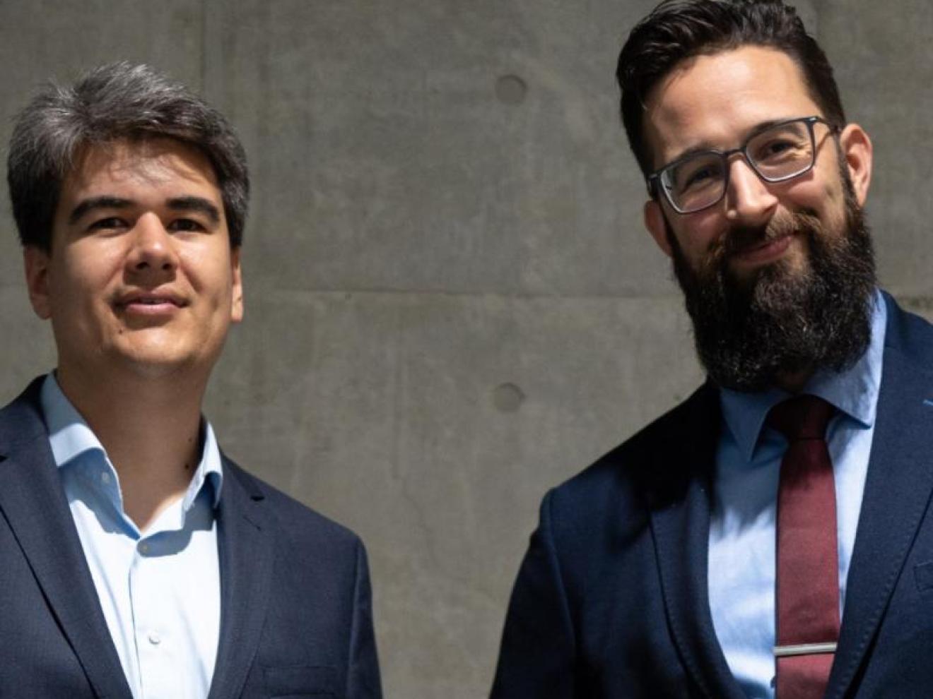 Dr. Reza Esmaillie und Dr. Robin Bayer