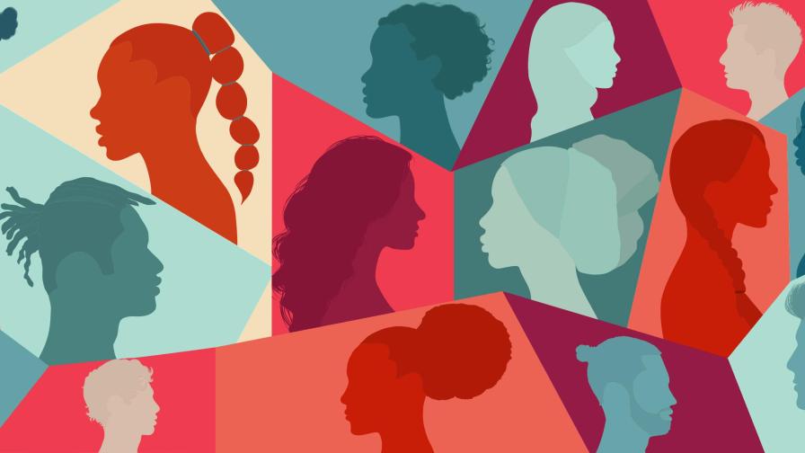 Illustration of heads