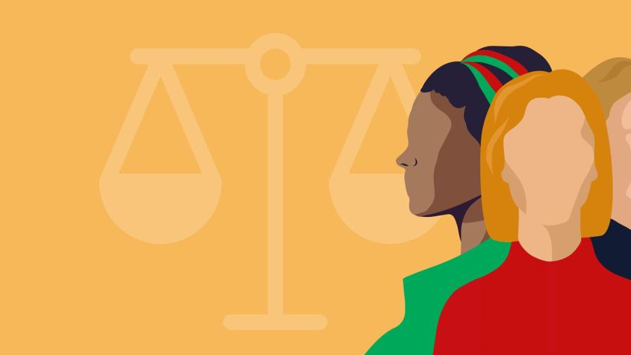 Illustration of three women