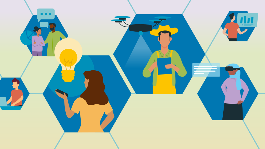 Illustration of the use of AI