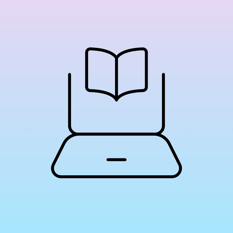 Icon für digitales Lernen