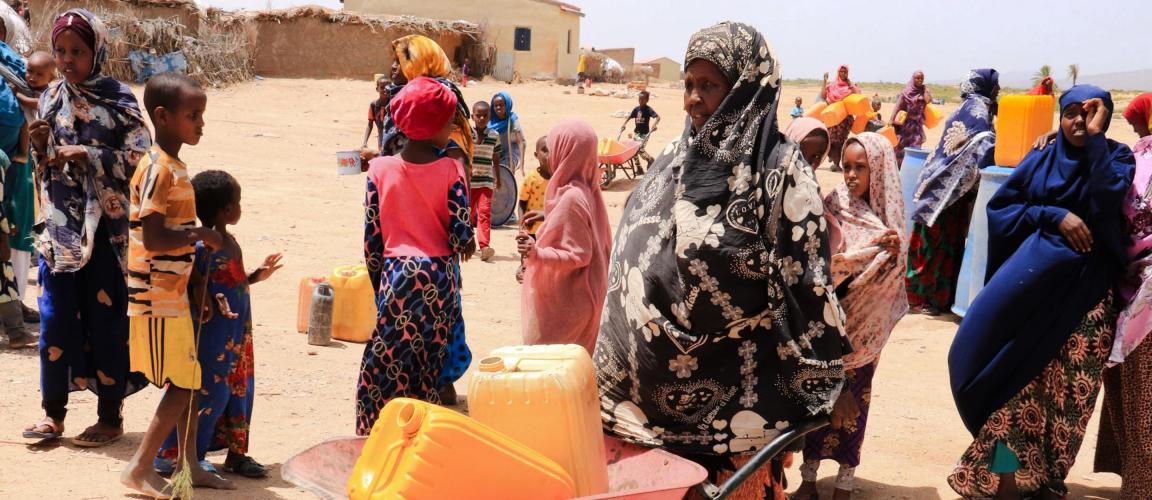 Women with canisters