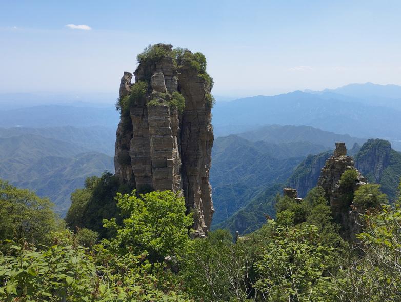 Kernzone des UNESCO Geoparks Baishishan mit Ausläufern des Taihang-Gebirges (Provinz Hebei).