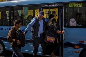 Öffentlicher Verkehr im Stadtzentrum von Arequipa. © GIZ