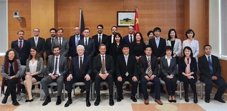 Group photo of the participants of the Sino-German Working Group Meeting on Environment and Climate.