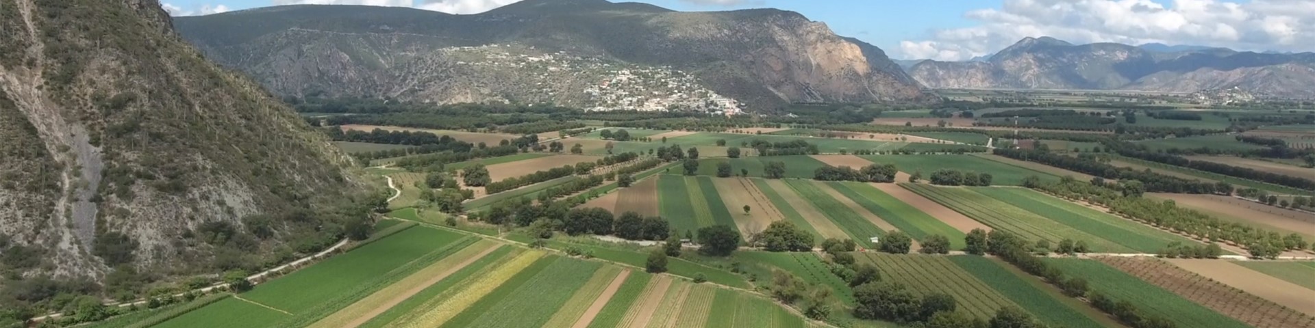 Vista aérea de la Reserva de la Biosfera Barranca de Metztitlán.